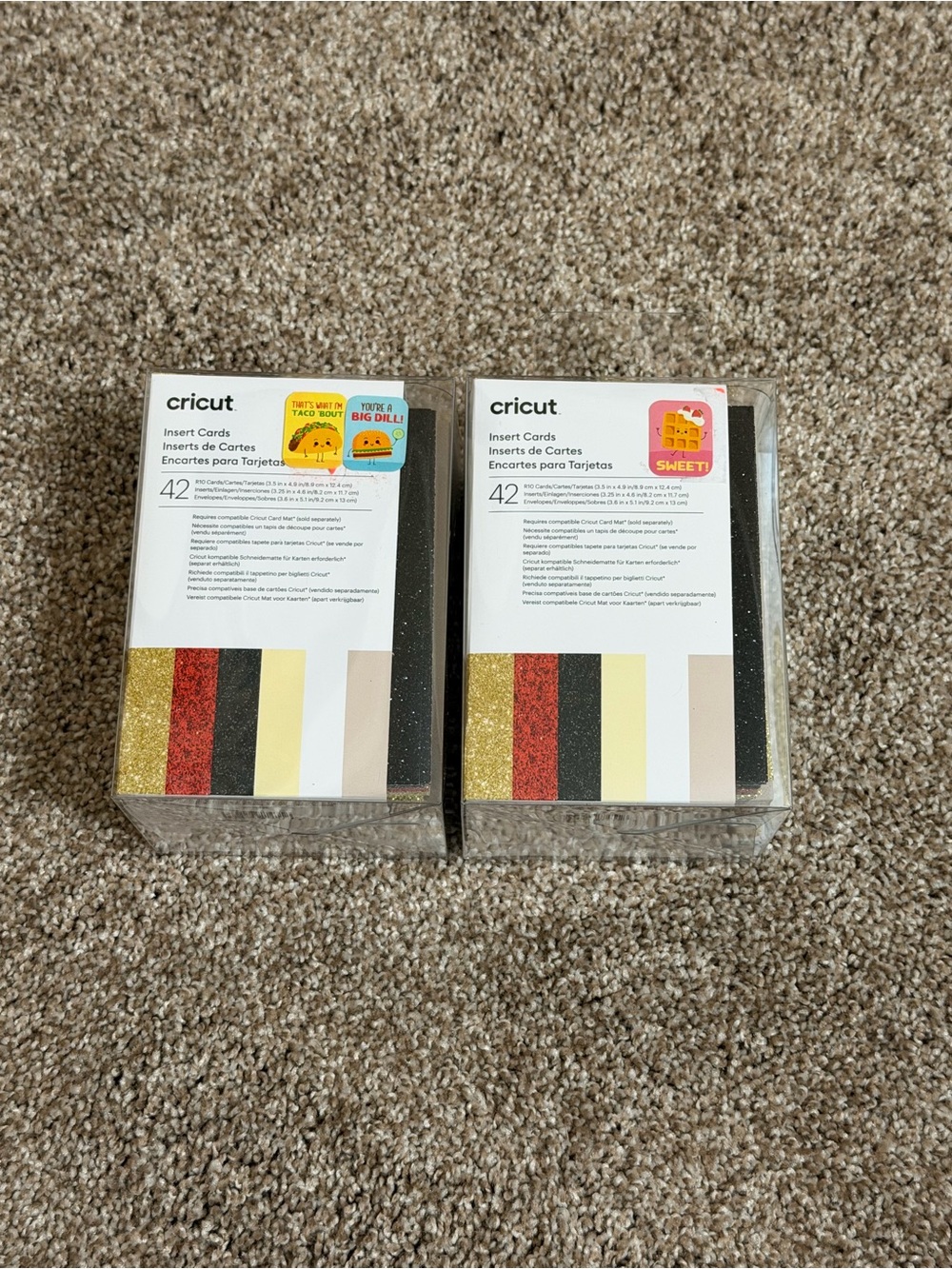 84 Cricut Glitter Insert Cards